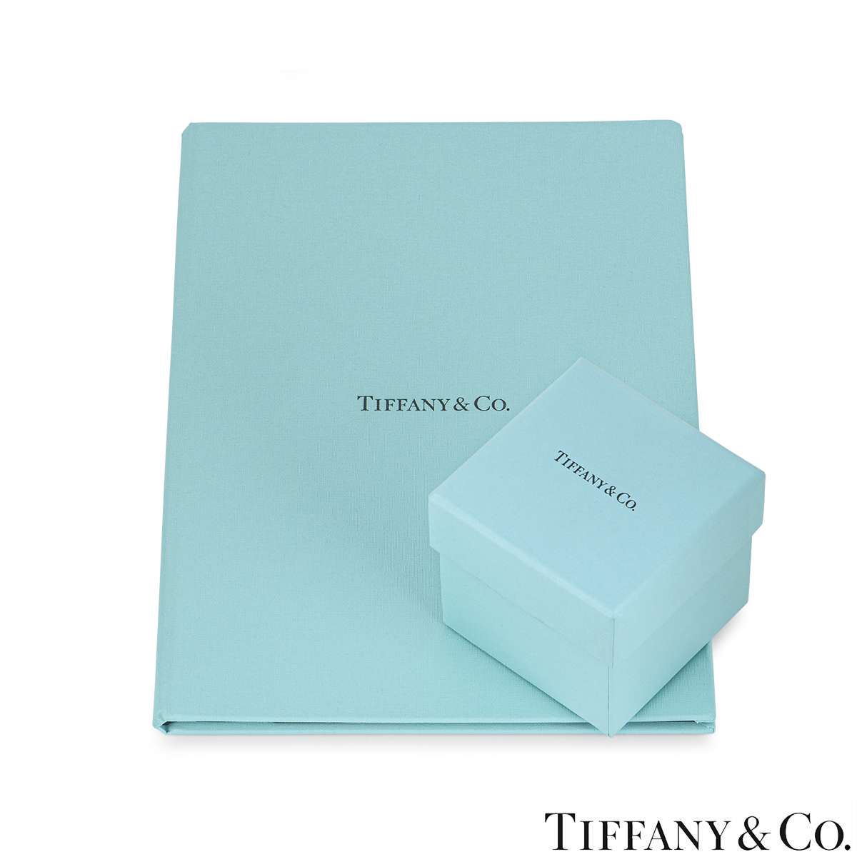 Tiffany & Co. Platinum Round Brilliant Cut Diamond Setting Ring 1.04ct G/VS2